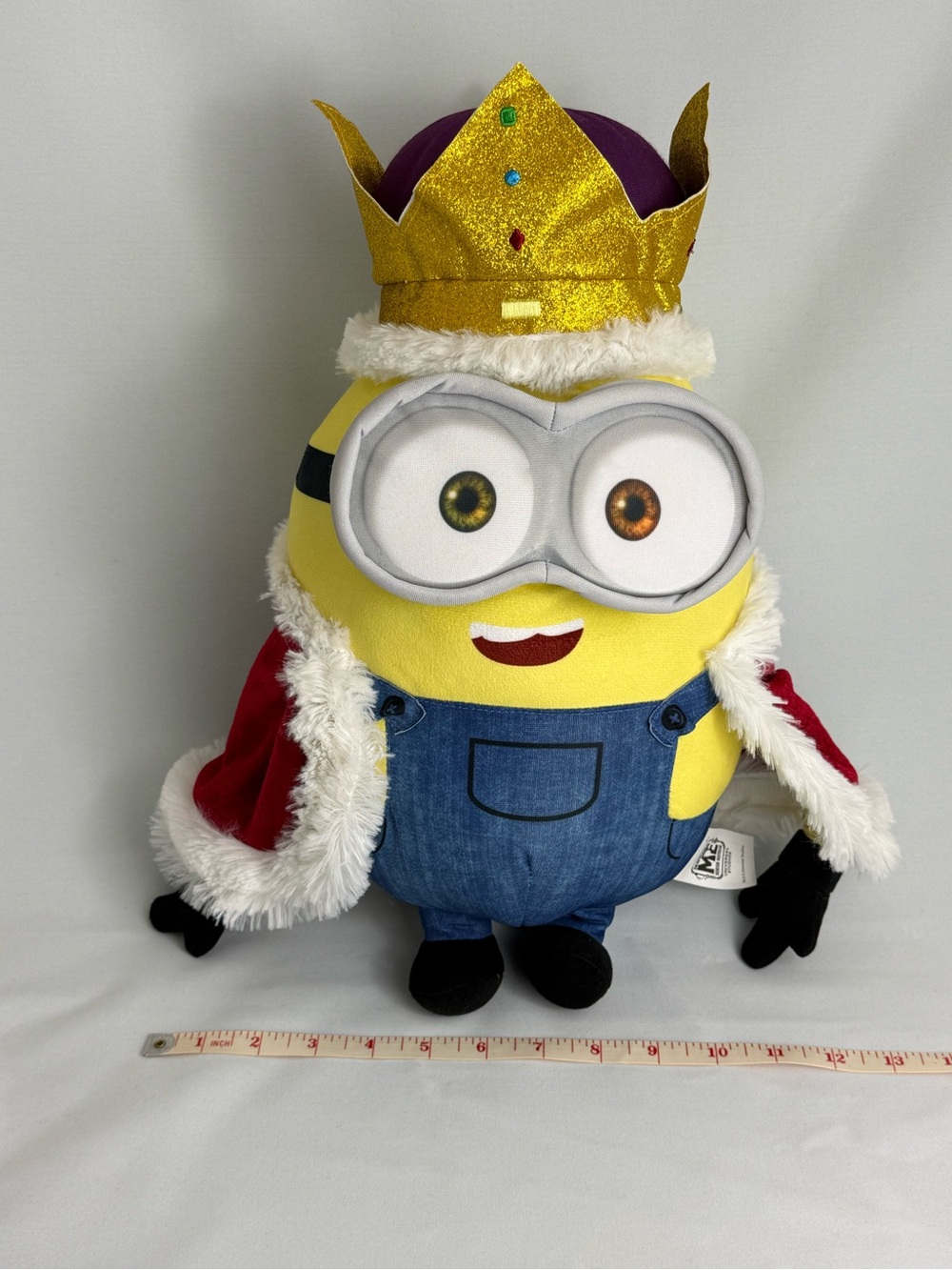 Universal Studios Exclusive King Bob Minion Mayhem Large 13" Plush Toy